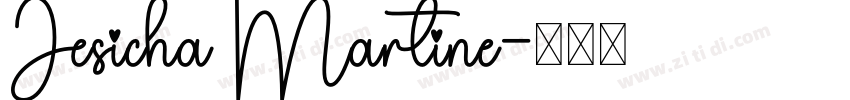 Jesicha Martine字体转换
